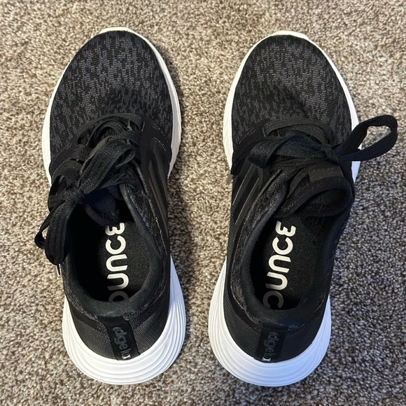 Adidas Bounce Edge Lux 3 Running Shoes CARBON BLACK EE8998 Size 6.5 WORN ONCE - Picture 4 of 12